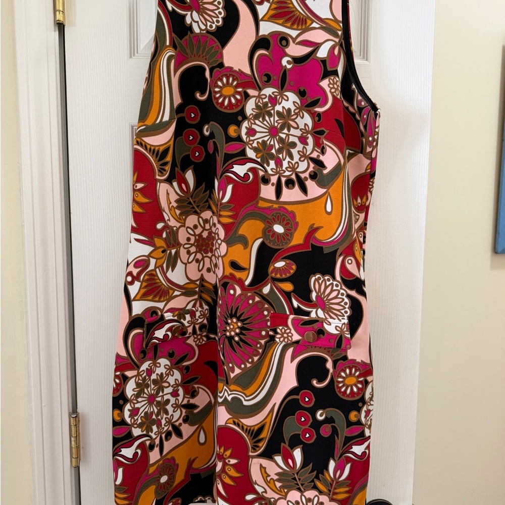 INC Sleeveless Floral-Print Shift Dress in Multicolor